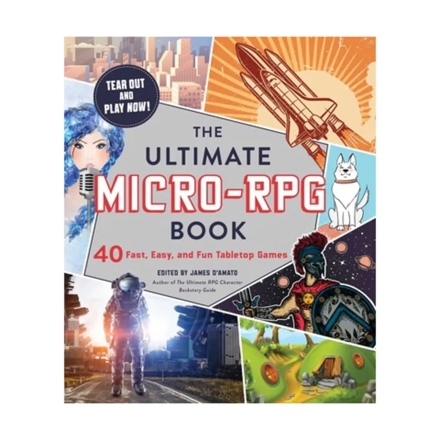 

Ultimate Micro-RPG Book, Gaming Books (Adams Media), мягкая обложка