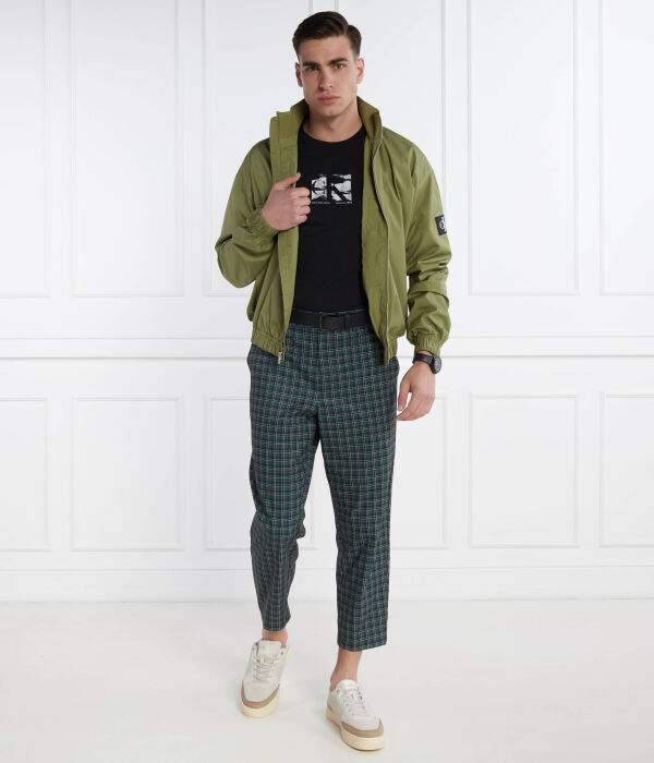 Кеды мужские Calvin Klein Jeans кожаные классические, бежевый — фото 2