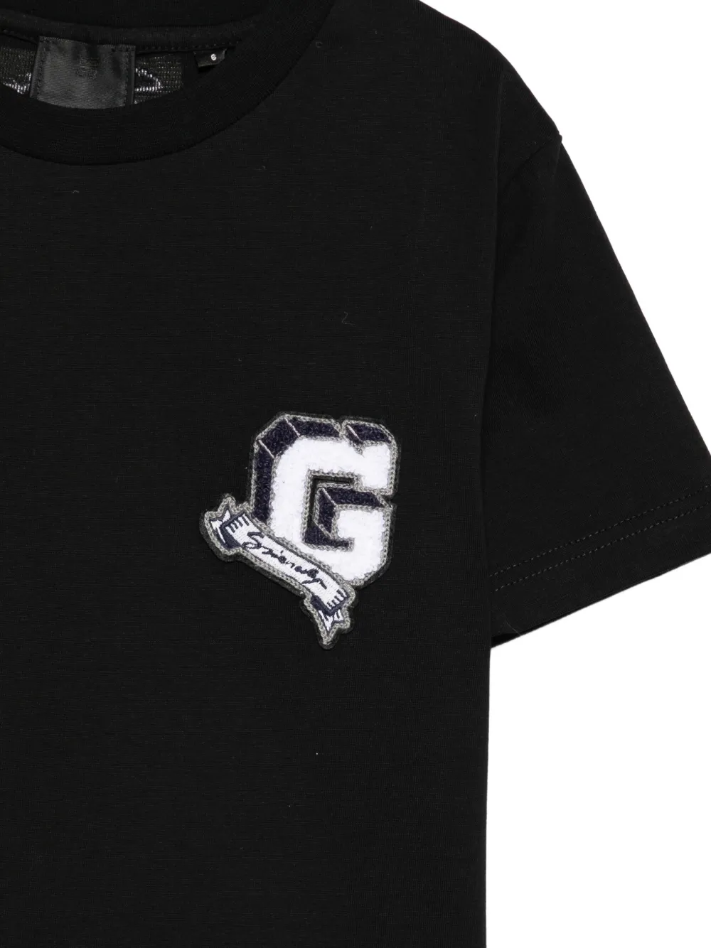 Футболка с нашивкой-логотипом Givenchy Kids, черный — фото 3