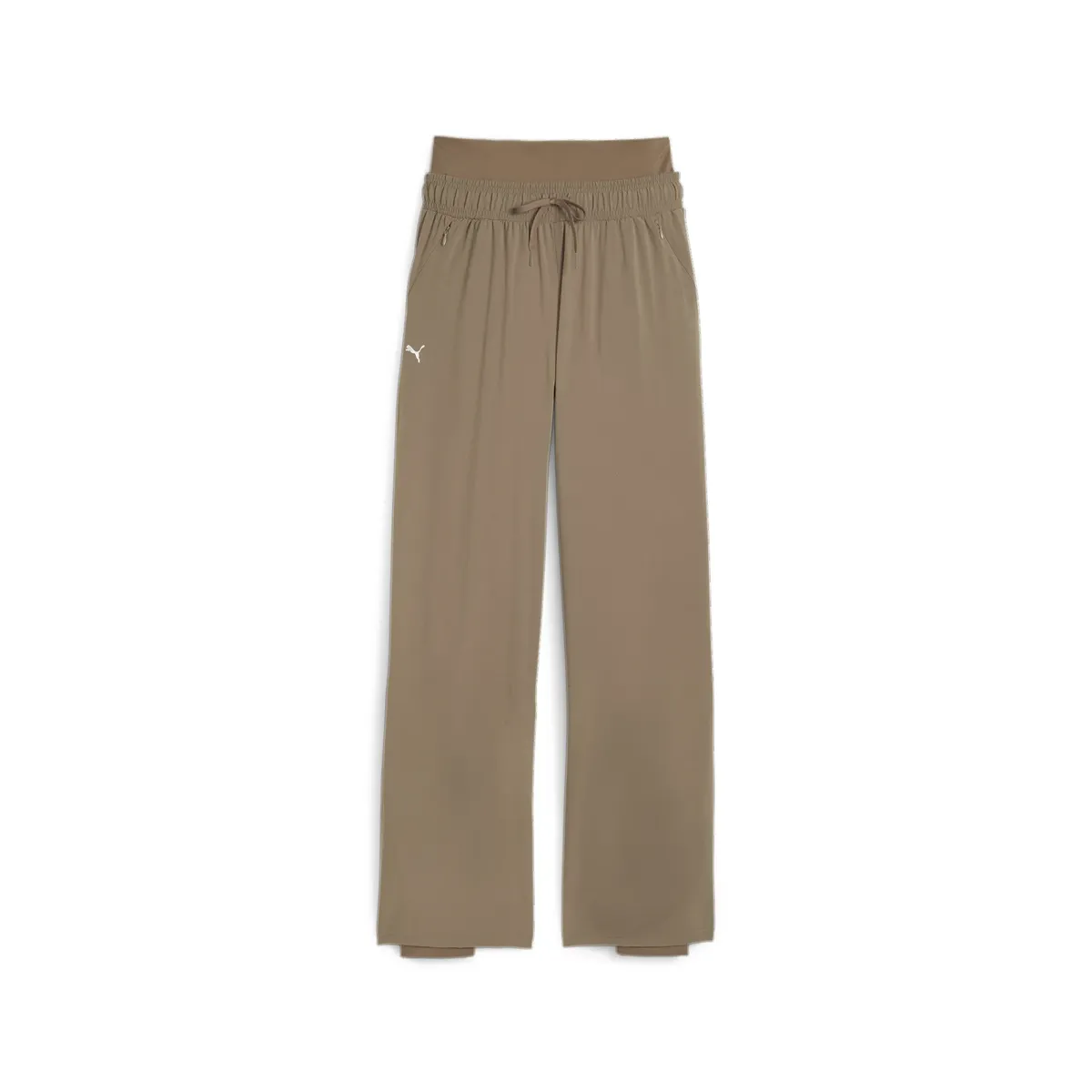 

Тренировочные брюки PUMA "Modest Activewear Wide Leg Training Pants Women", цвет Totally Taupe Brown