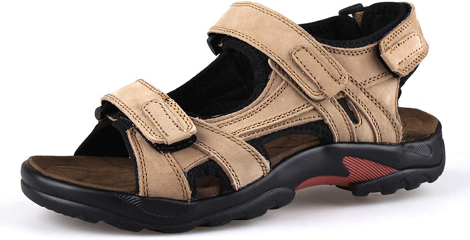 

Мужские спортивные сандалии для активного отдыха, сандалии для походов, удобные сандалии с открытым носком, спортивные сандалии-рыбаки, прогулочные сандалии для лета, пляжа и воды Bininbox, хаки