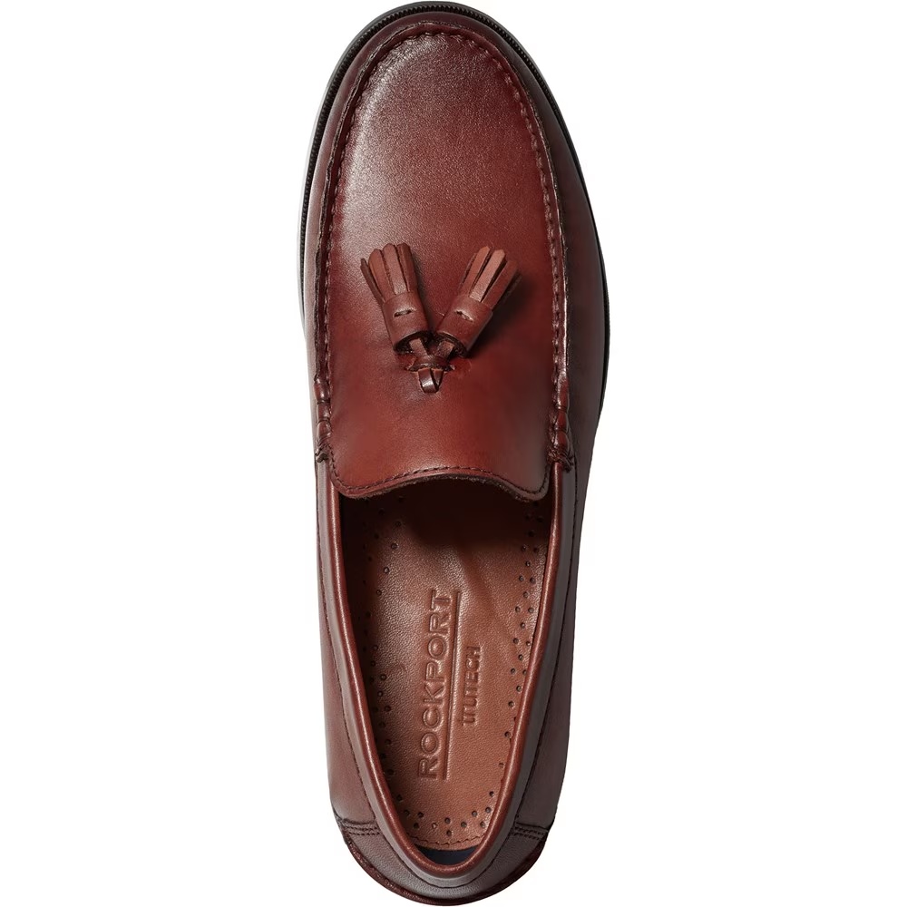 Туфли-Лоферы Whitlaw с кисточками Rockport, цвет dark natural leather — фото 3