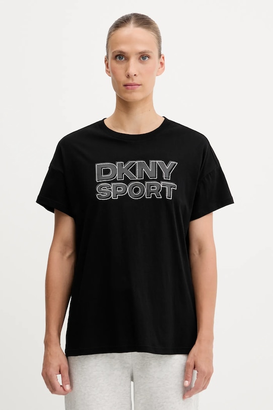 

Футболка из хлопка Dkny, черный