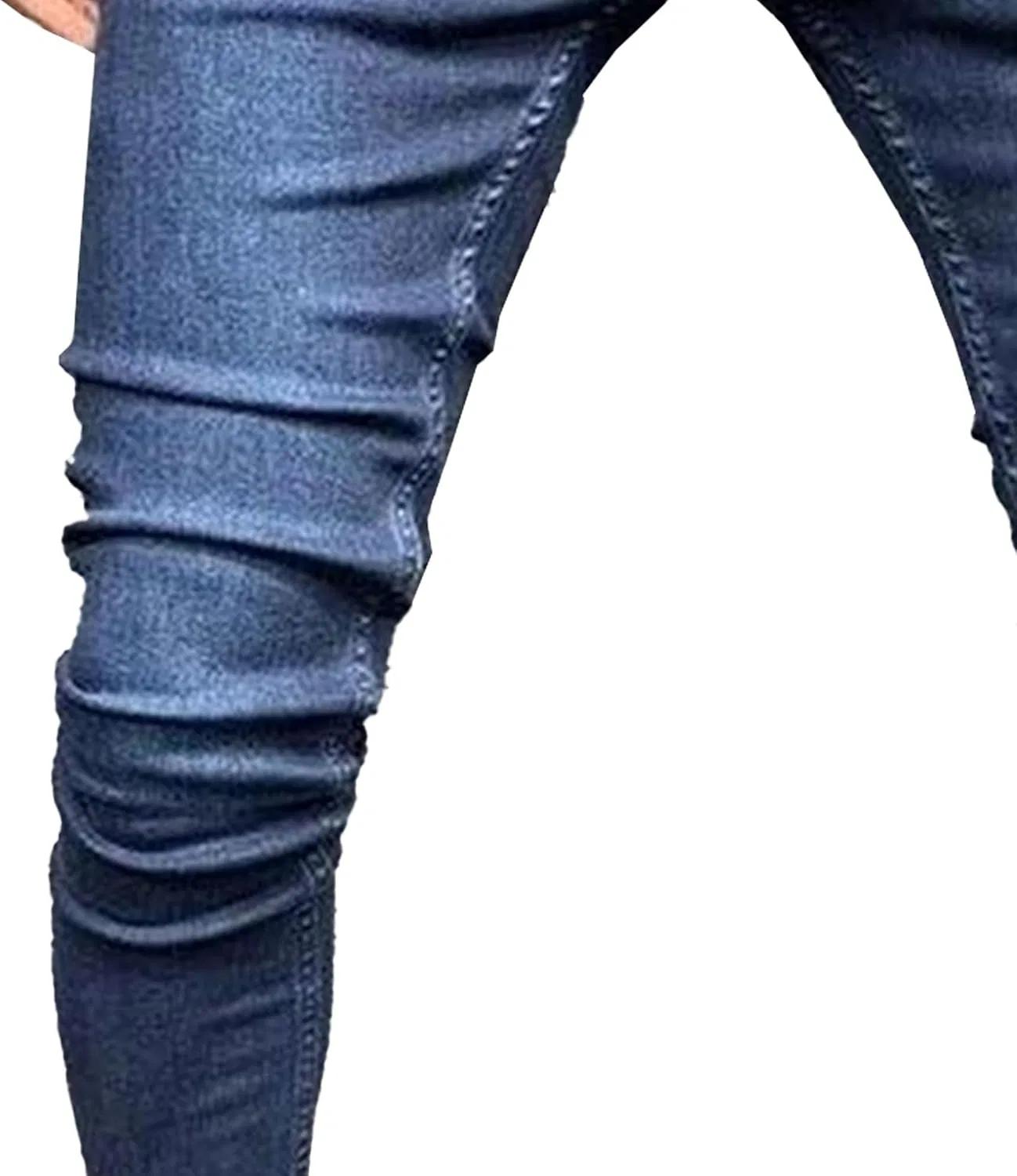 Джинсы зауженные Slim Fit, Темно-синий — фото 3