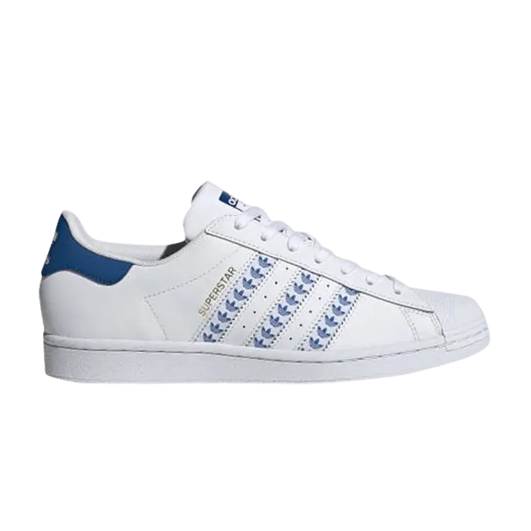 

Кроссовки adidas Superstar 'White Lush Blue', белый