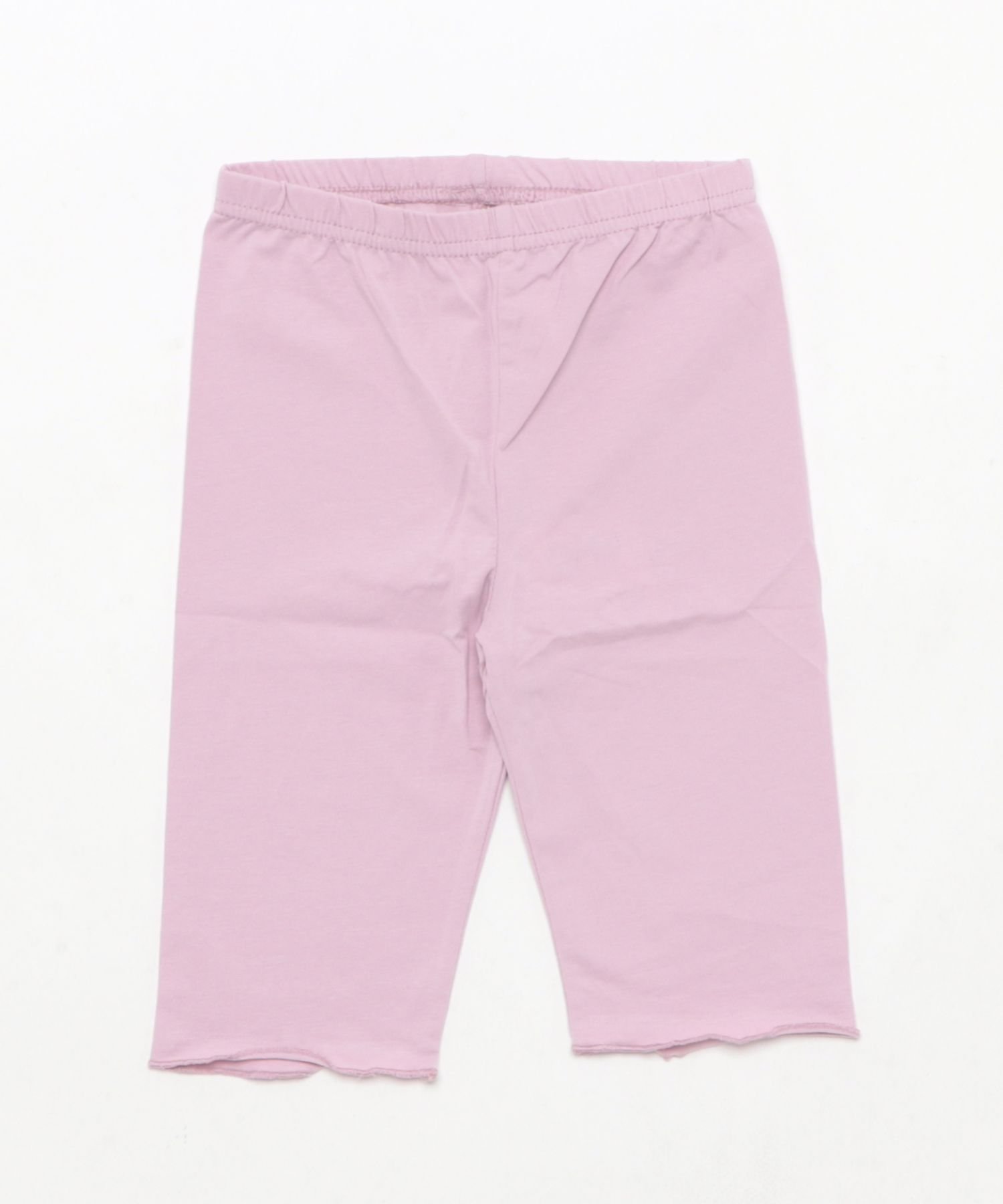 Брюки Мягкие лямки с оборками, длина 5/8 Aimoha Kids, purple