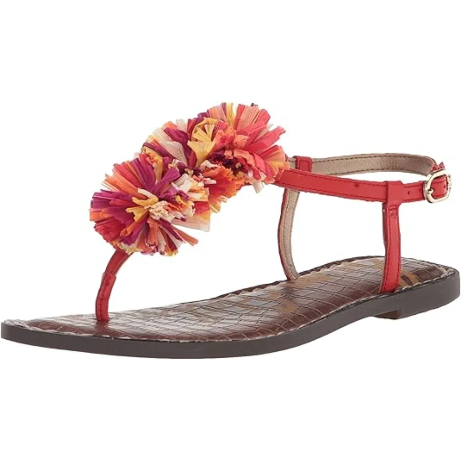 Детские мини-сандалии Sam Edelman Gillie, цвет Bright Poppy, с регулируемым ремешком, модель HAWK1004 — фото 2