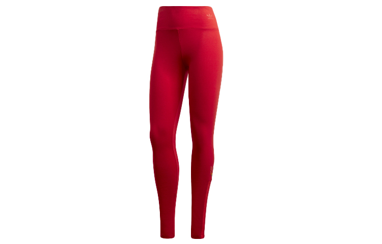 

Женские трикотажные спортивные брюки ADICOLOR 3D, светло-алые Adidas Originals, Light Scarlet