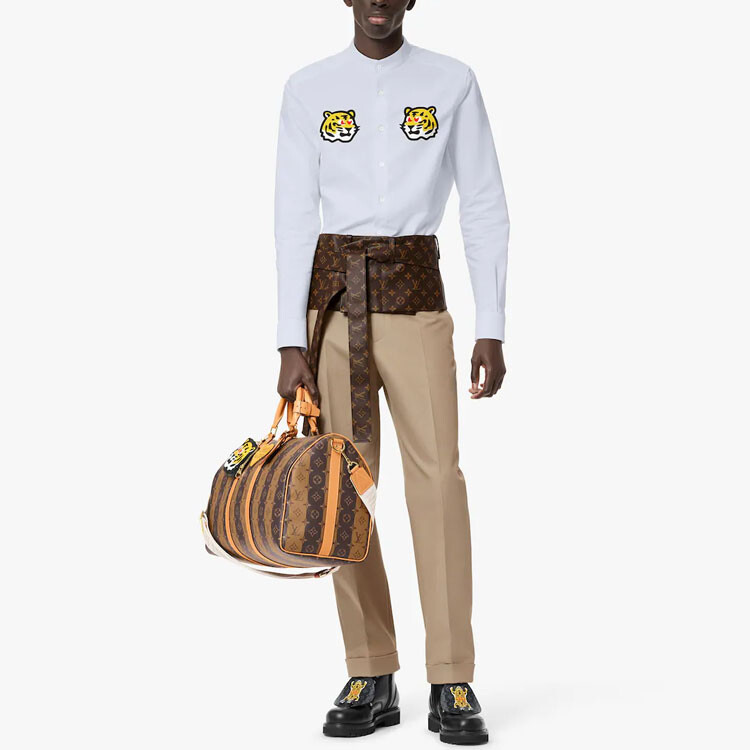 Новые квартальные продукты LV Shirt Men Louis Vuitton, белый — фото 2