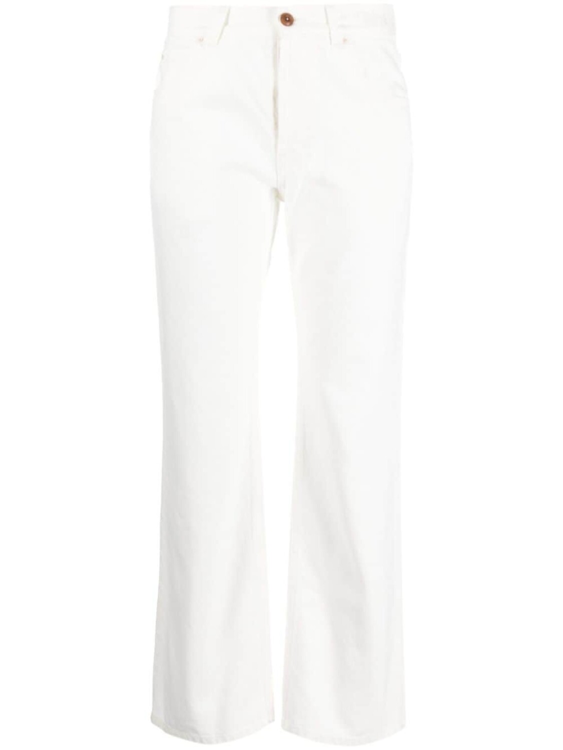 

Chloé укороченные джинсы bootcut Fuego, белый