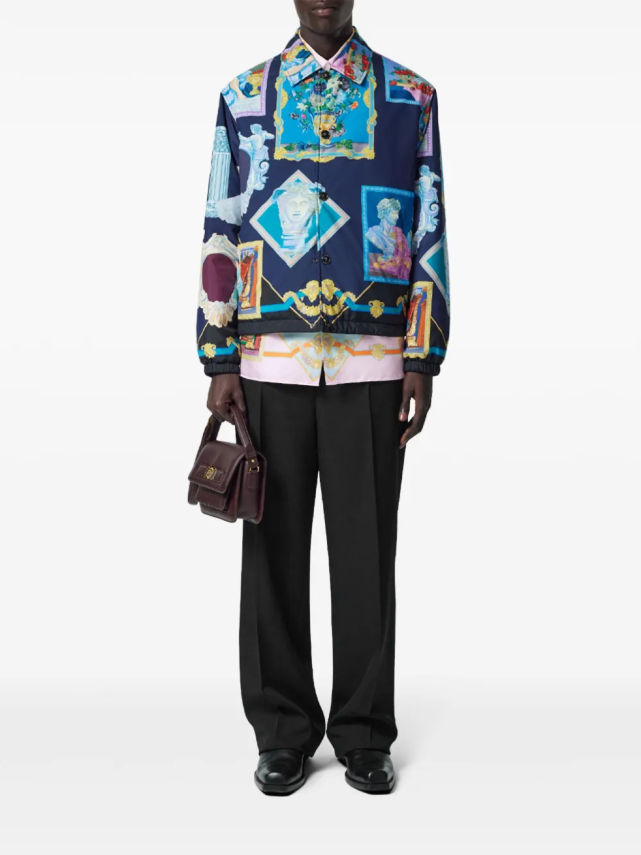 Versace рубашка Gallery, синий — фото 2