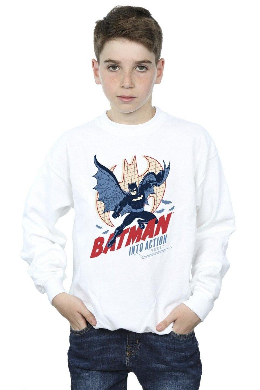 

Толстовка «Бэтмен в действии» DC Comics, белый