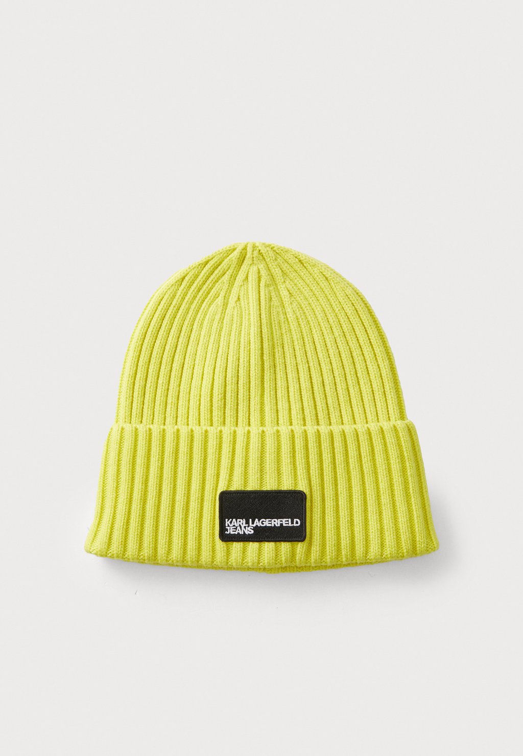 

Шапка TURNED UP BEANIE Karl Lagerfeld Jeans, желтый