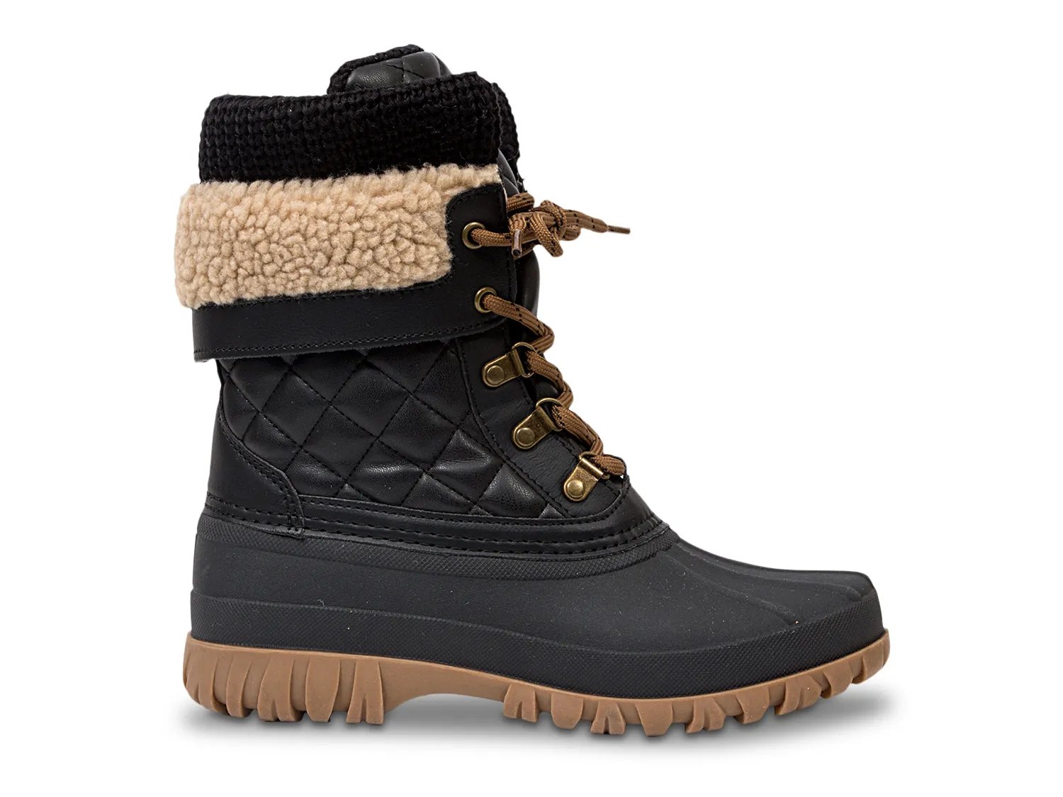 Ботинки JBU by Jambu Creek Quilt Duck Boot, Black/Tan — фото 4