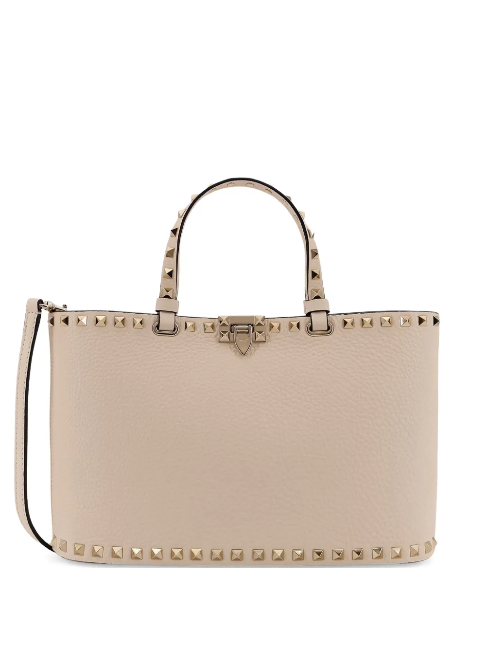 

Маленькая сумка-тоут Rockstud VALENTINO GARAVANI, нейтральный