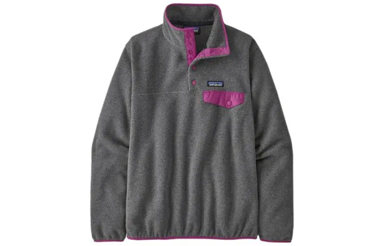 Флисовая куртка Patagonia Snap Button Flow White — фото 3
