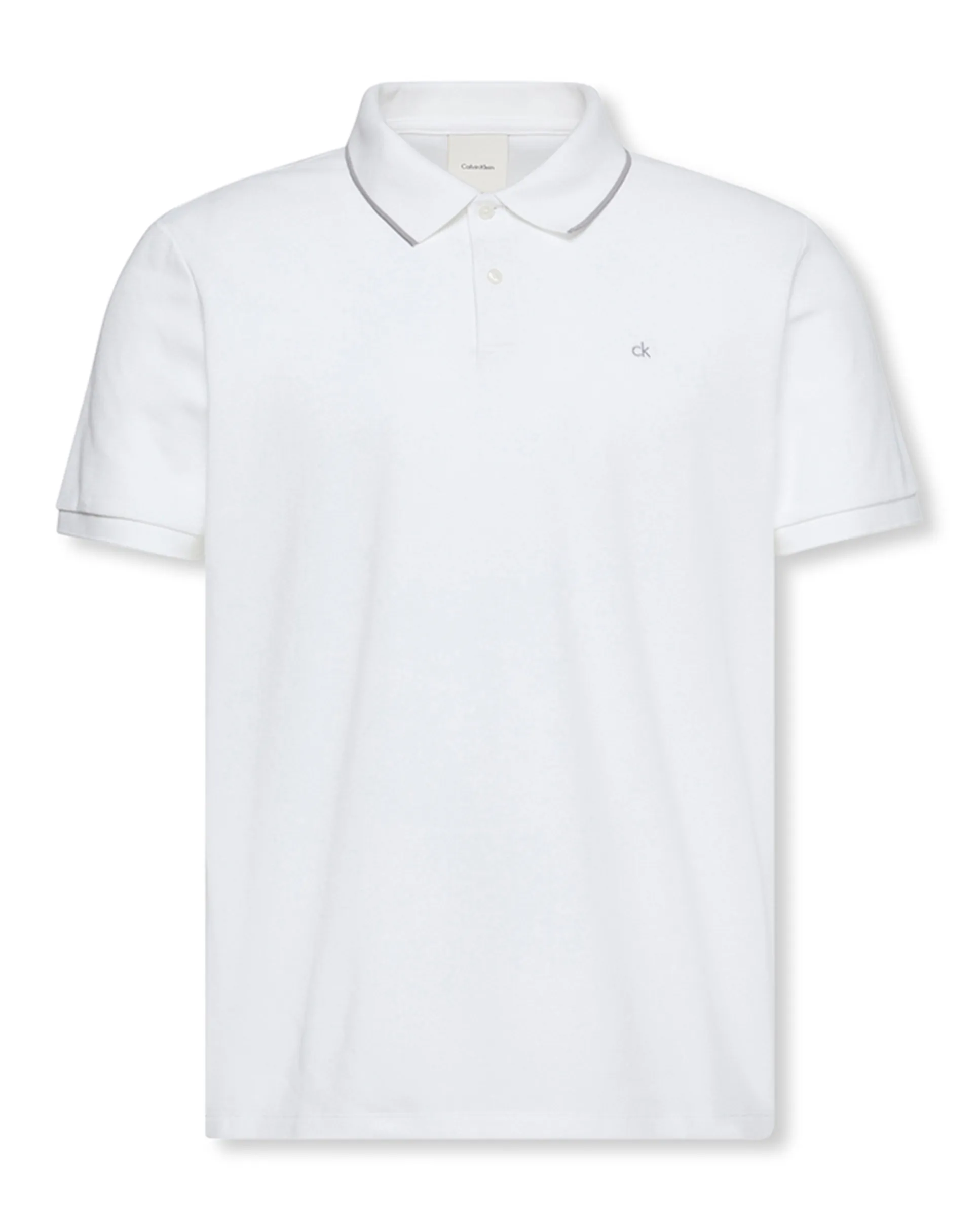 

Мужская поло из пике Calvin Klein, белый