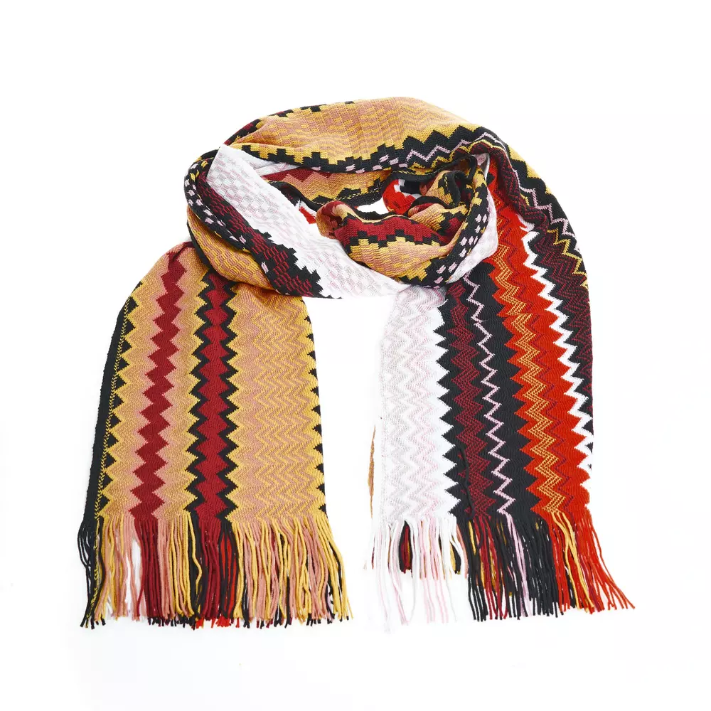 

Многоцветный шерстяной женский шарф Missoni