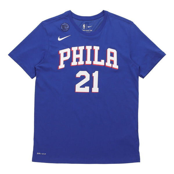 

Футболка nba embiid джерси 76 team limited joel embiid a great deep blue Nike, синий