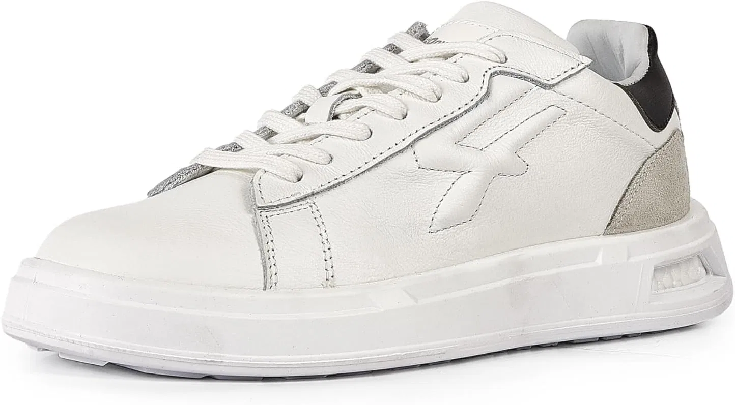 U Power Кроссовки U-Power Urban Lifestyle из мягкой кожи, низкие, с нескользящей подошвой и вставкой Infinergy, идеально подходят для повседневного использования. Цвет: ореховый, белый, черный, бежевый