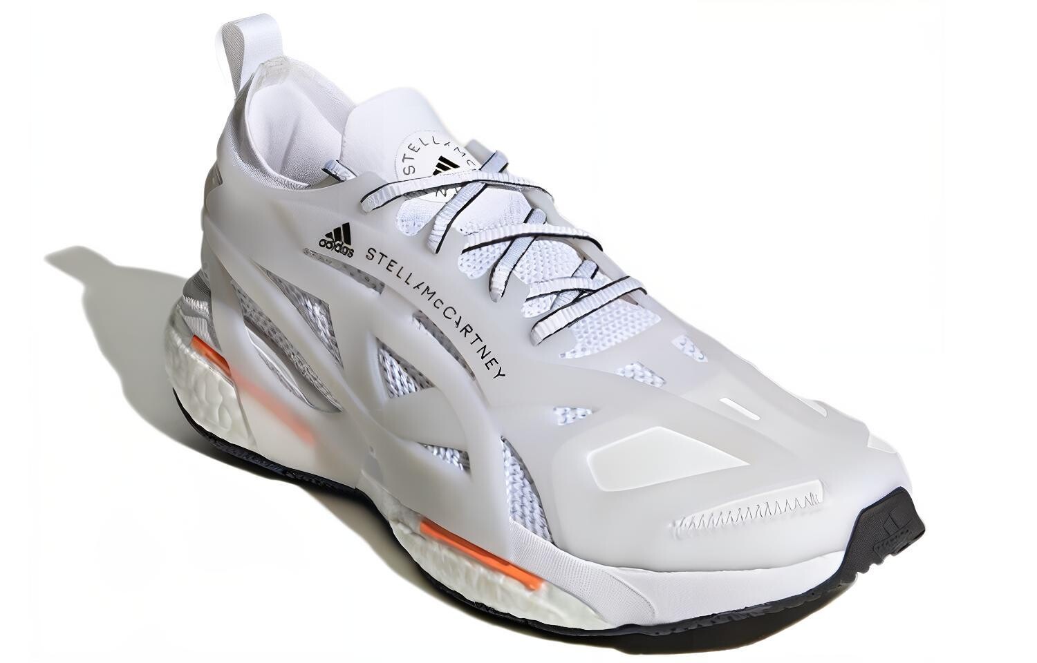 Кроссовки мужские Stella Mccartney X Solarglide с низким верхом, белые/серебристые Adidas — фото 3