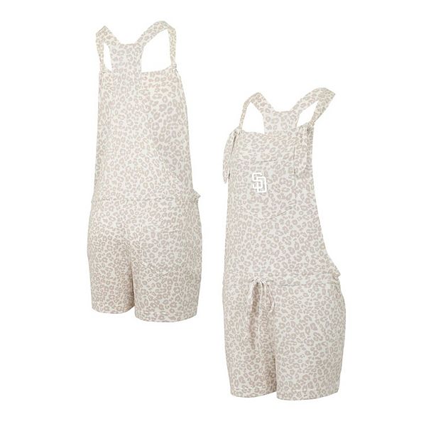 

Женский ромпер overalls Concepts Sport Cream San Diego Padres Montana Hacci Knit Unbranded