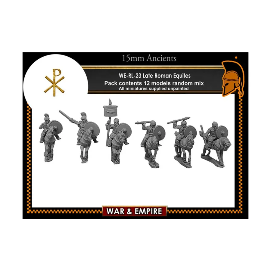 

Эквиты, War & Empire - Dark Ages Miniatures - Late Roman Horse (15mm)