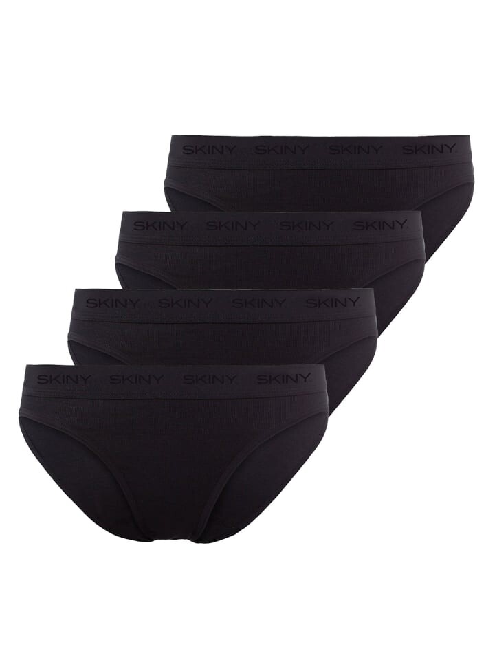 

Трусы Skiny Slip 4er Pack, черный