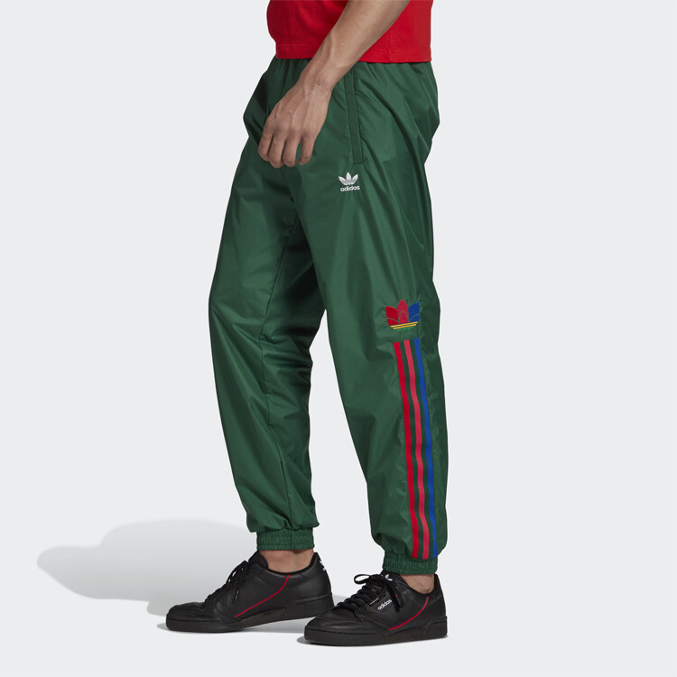 Трикотажные спортивные штаны с тремя полосками, мужские, зеленые Adidas Originals, зеленый — фото 3