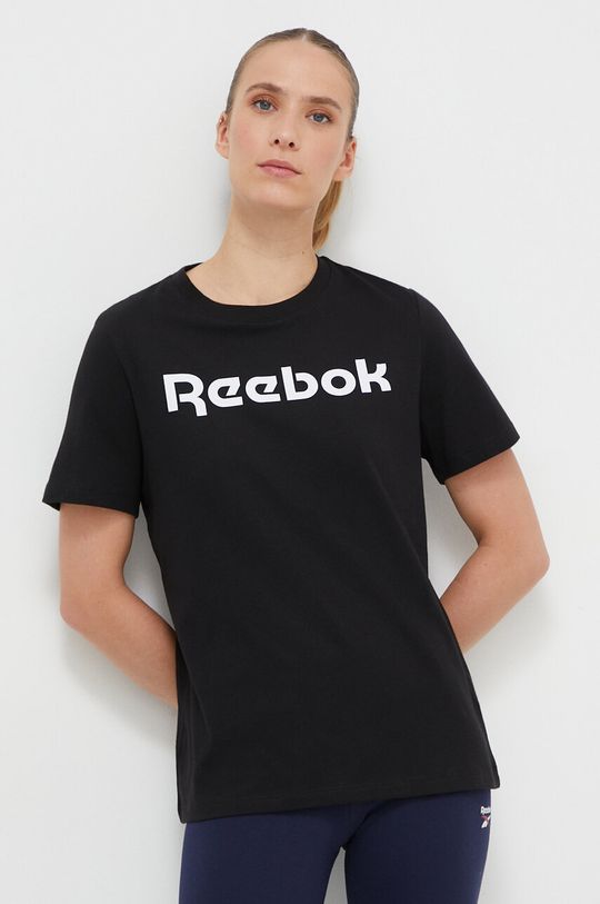 

Хлопковая футболка Reebok, черный