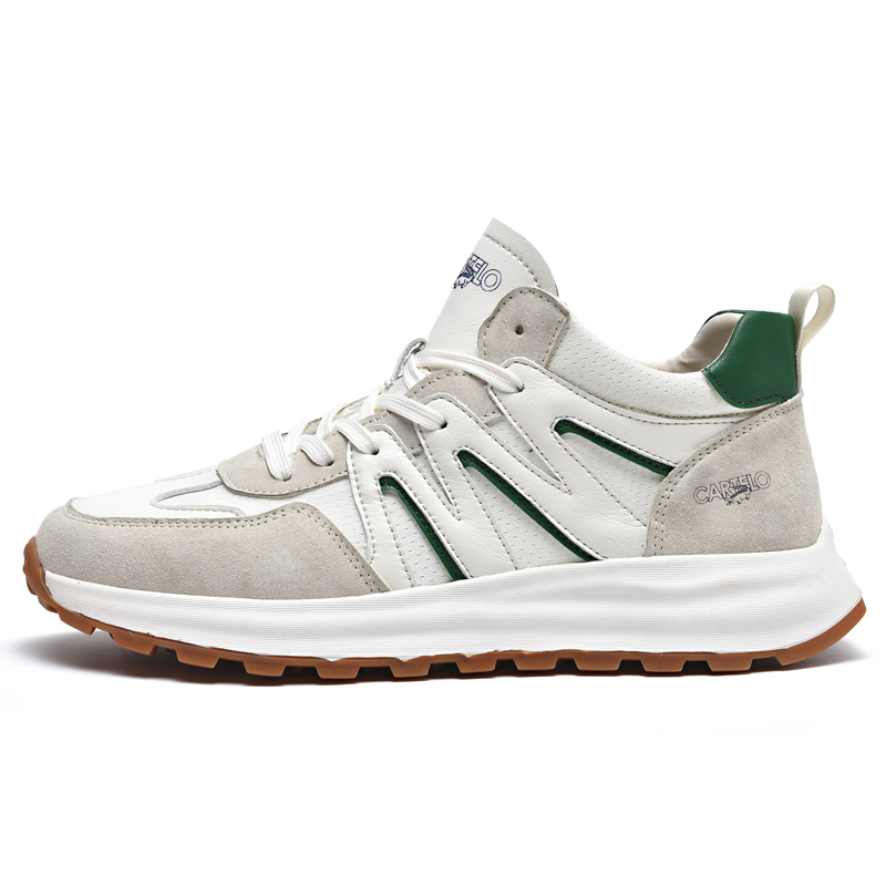 

Мужские повседневные туфли средней высоты CARTELO, White Gray Green