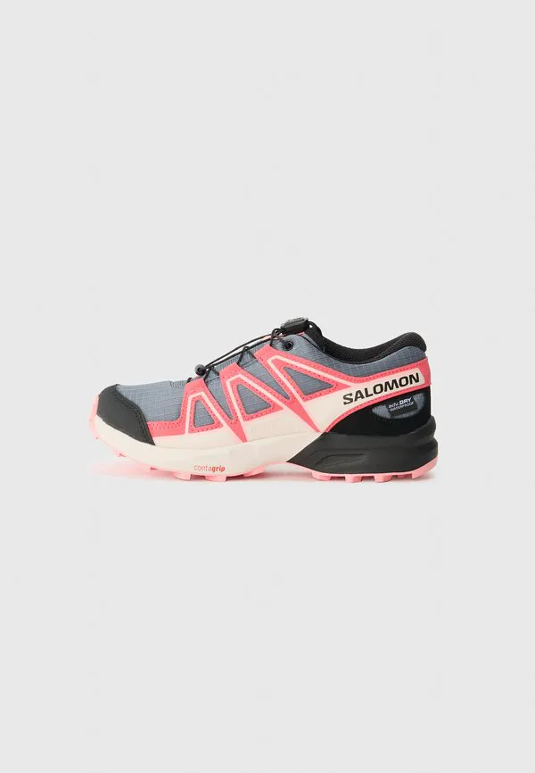 Унисекс походные ботинки speedcross Salomon, Grisaille/Hushed Violet/Rouge Red