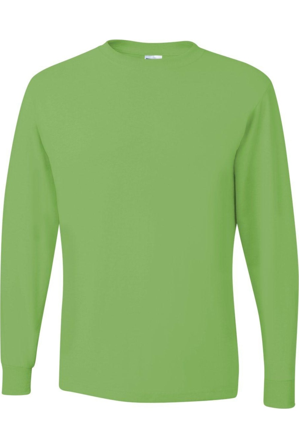 

Футболка JERZEES Dri-Power с длинным рукавом 50/50, цвет kiwi