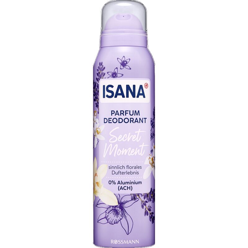 

Парфюмированный дезодорант Секретный момент ISANA, 150 ml