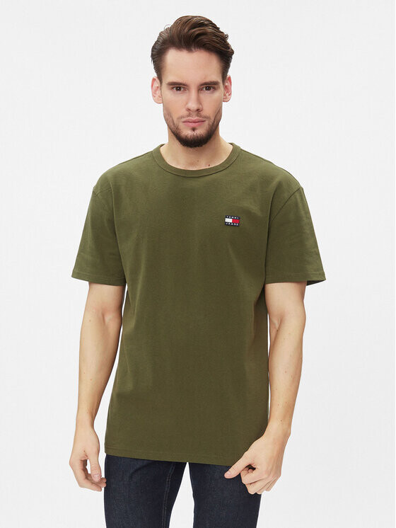 

Футболка классического кроя Tommy Jeans, зеленый