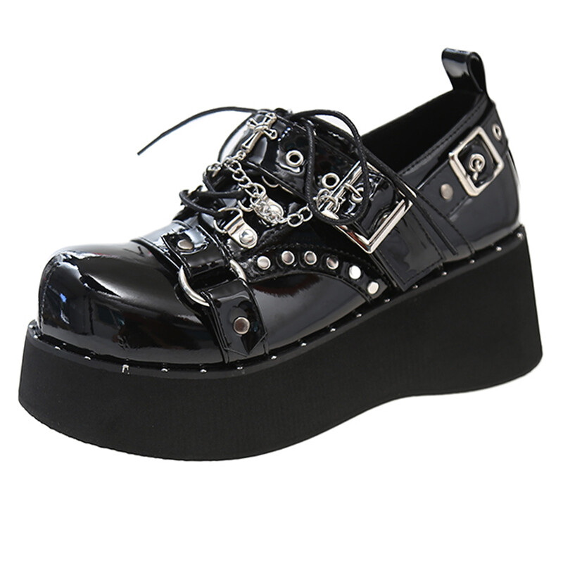 

Туфли женские повседневные Women's Casual Shoes Women's Black Take The Qin