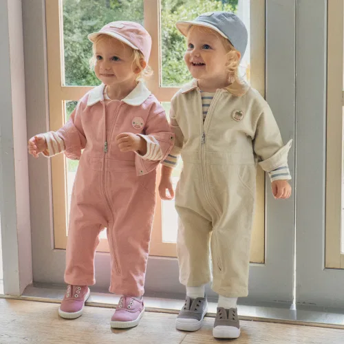Комбинезон для девочек Organicmom MKFTQE03, хлопок, разноцветный