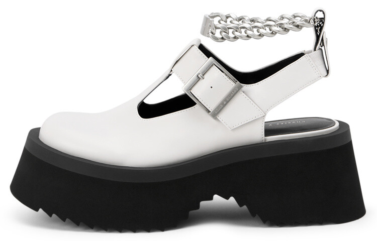 Туфли на платформе женские низкие Charles&Keith