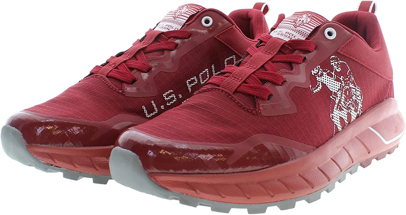 Ассоциация поло США. - Мужские нейлоновые кроссовки U.S. Polo Assn., Red — фото 2