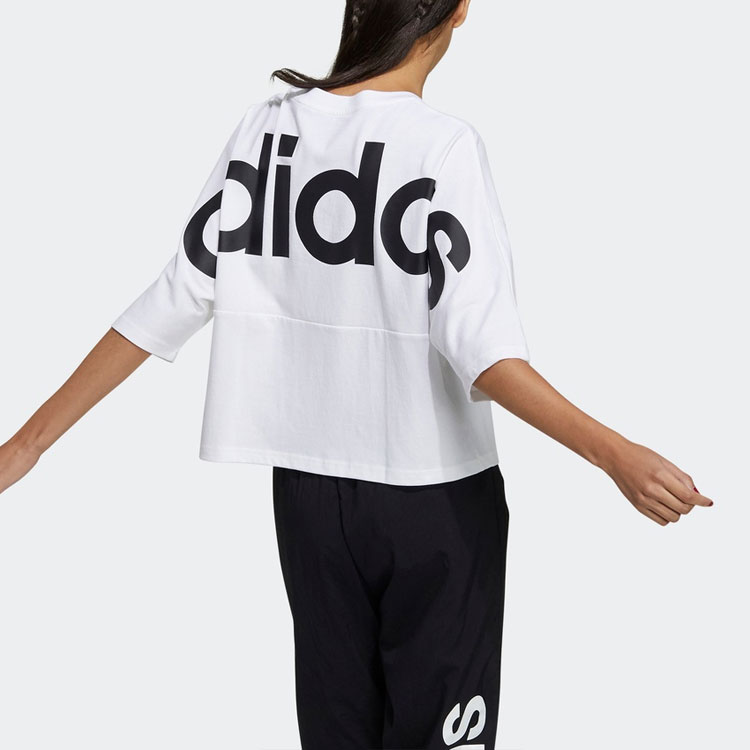 Футболка женская Adidas Neo белая — фото 4