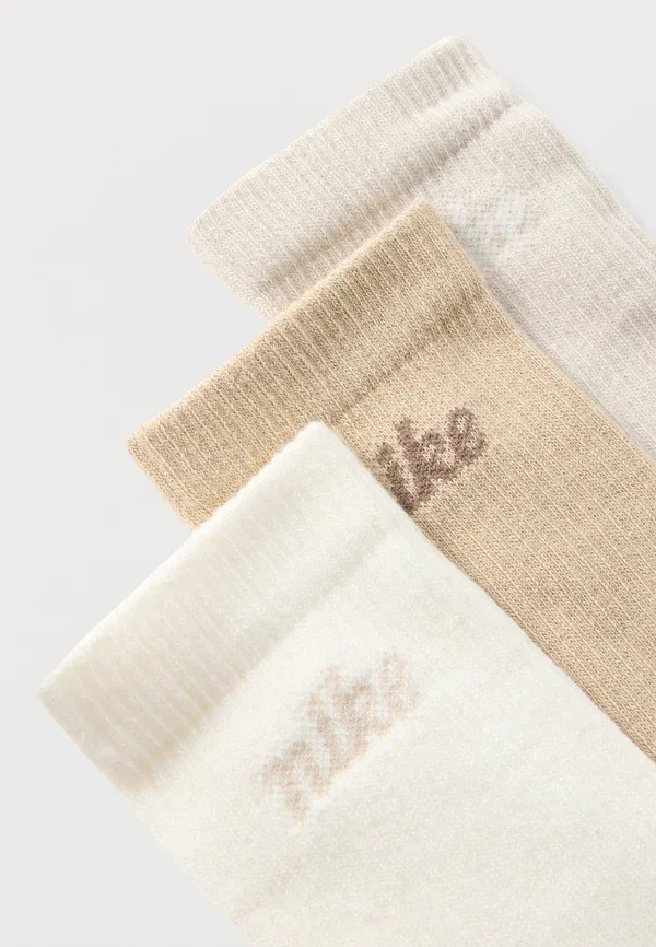 Носки Nike Sportswear, 3 пары, коричневый/бежевый/белый — фото 2