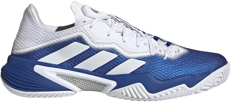 Мужские теннисные кроссовки Adidas Barricade Clay, белый/синий — фото 2