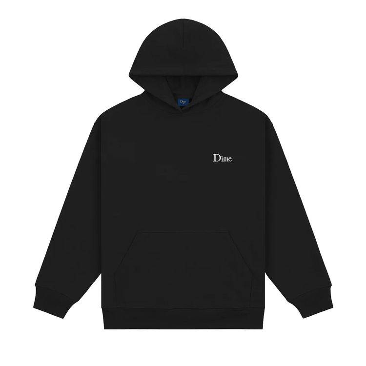 

Худи Dime Classic Small Logo Hoodie 'Black', черный