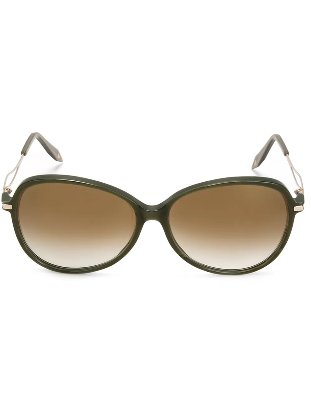 

Victoria Beckham солнцезащитные очки 'Acetate Butterfly', зеленый