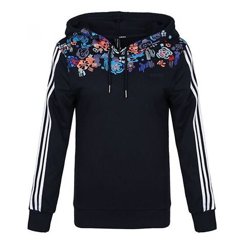 

Толстовка neo casual sports pullover navy blue Adidas, синий