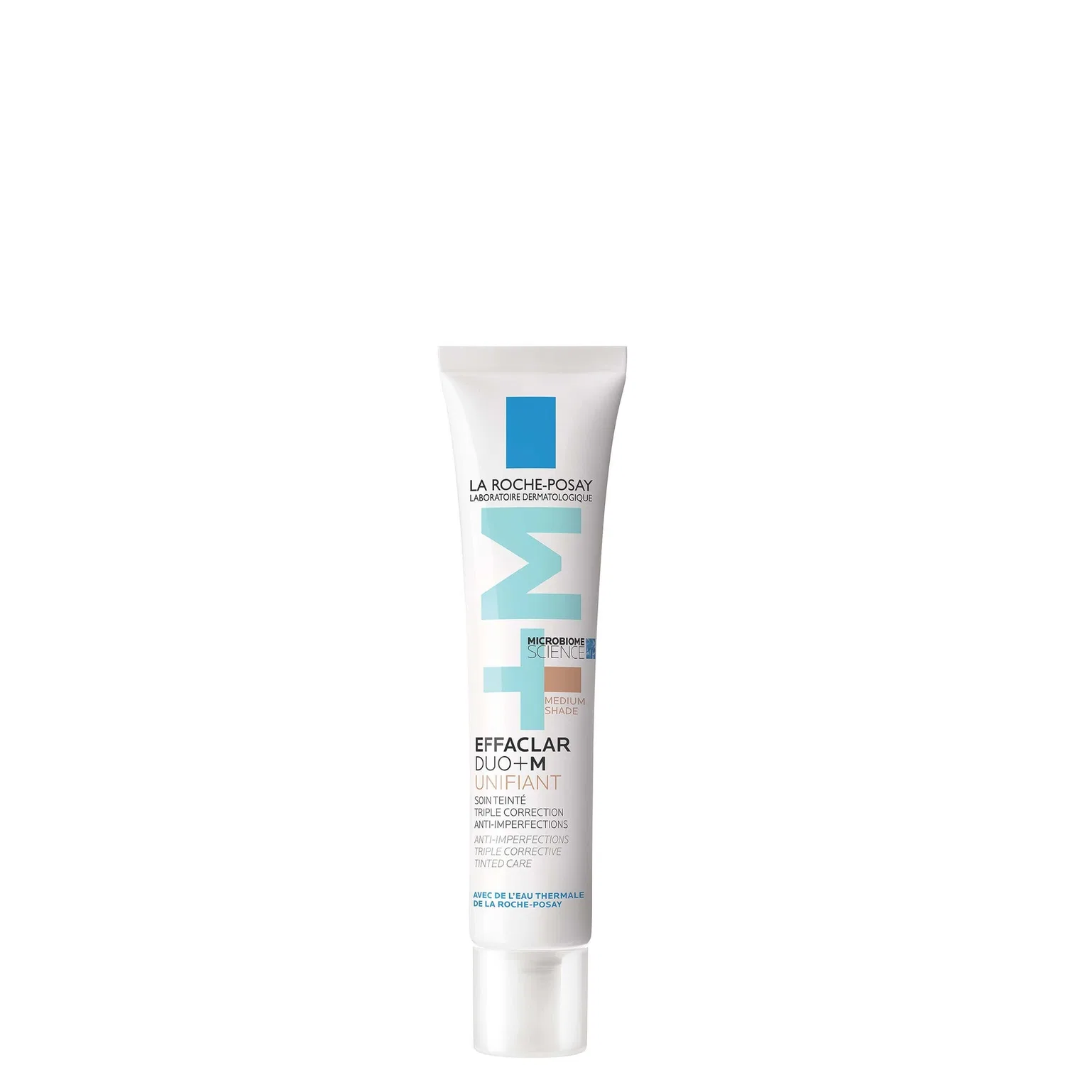 Набор La Roche-Posay — Effaclar duo+m unifiant deep anti-imperfection triple corrective tinted care for blemish-prone skin medium 40ml