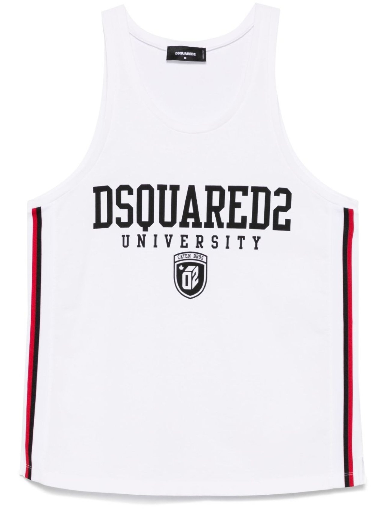 

DSQUARED2 топ с логотипом, белый