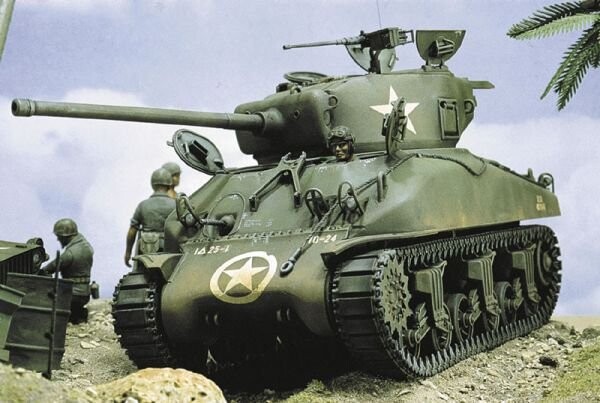 

Italeri, M4A1 Sherman, Модельный комплект, 12+