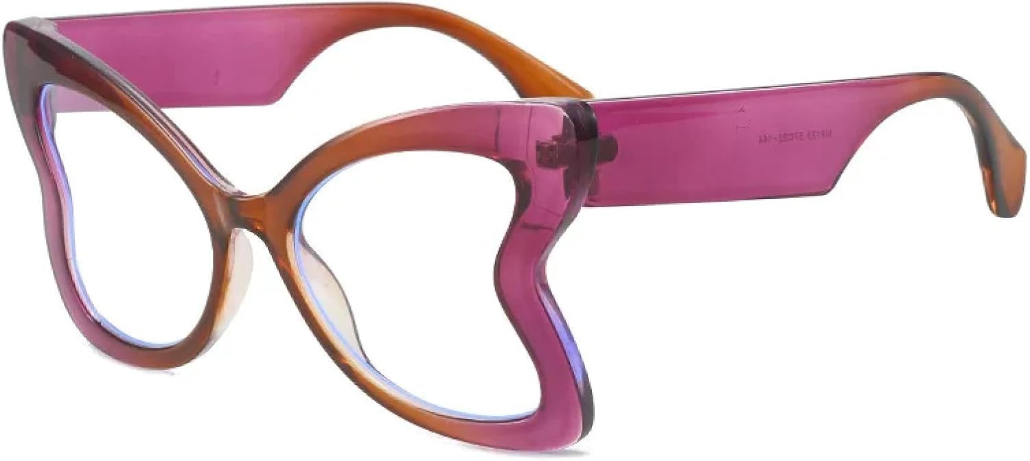 

Солнцезащитные очки Butterfly для женщин, популярные, с градиентным переходом цвета, зеркальные, модные, для активного отдыха, разноцветные, с защитой от УФ-излучения UV400 TVTBBVV, Purpleclear