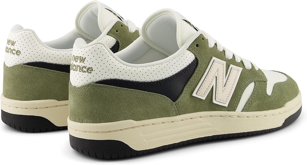Мужские кроссовки New Balance 480 V1, Dark Olivine/Sea Salt — фото 4